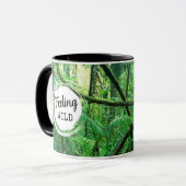 Sensation Wild avec tasse de texte personnalisée (Devant gauche)