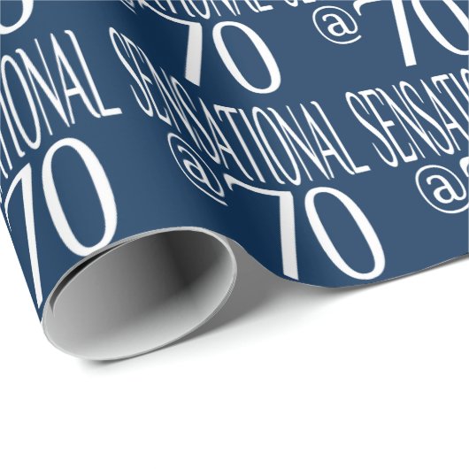 Sensationeel op 70 jaar oud cadeaupapier (Rol Hoek)