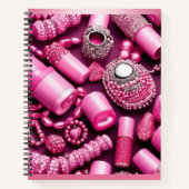 Sensationele kralen & make-up Notitieboek (Voorkant)