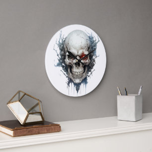 🕰️💀 sensationele schedel wandklok 💀🕰️ grote klok
