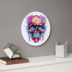 Sensationele Schedel Wandklok Grote Klok