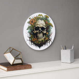 🕰️💀 sensationele schedel wandklok 💀🕰️ grote klok