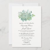 Sensationnel Succulents Invitations de mariage (Devant)