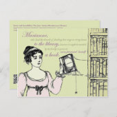 Sense and Sensibility Briefkaart (Voorkant / Achterkant)