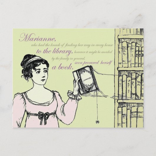 Sense and Sensibility Briefkaart (Voorkant)