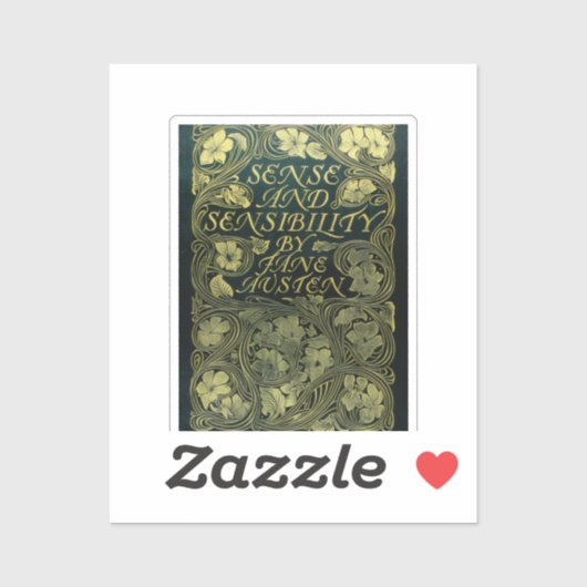 Sense and Sensibility Cover Sticker (Feuille)