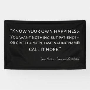 Sense and Sensibility Quote I Spandoek