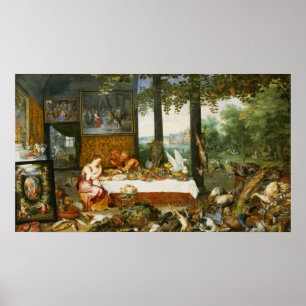Sense of Taste, 1618 Poster