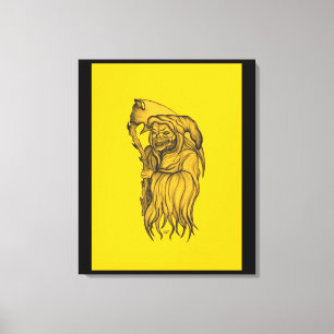 Sensenmann - De dood Canvas Afdruk