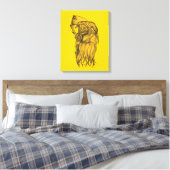 Sensenmann - De dood Canvas Afdruk (Insitu (Slaapkamer))