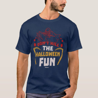 Sensenmann Halloween kostuum grappig T-shirt