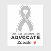 Sensibilisation à la dyslexie Avocat Vinyl Sticker (Feuille)
