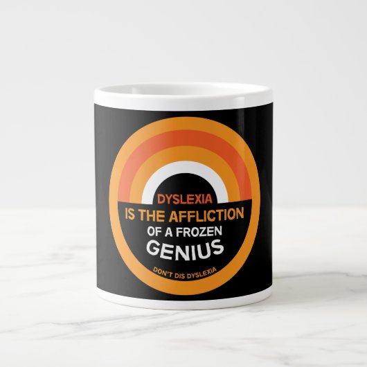 Sensibilisation à la dyslexie | Support | Mug de c (Devant)