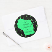 Sensibilisation à la maladie de Lyme en Stickers W (Enveloppe)