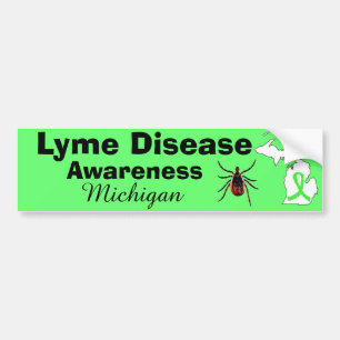 Sensibilisation à la maladie de Lyme Sticker de pa