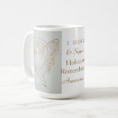 Sensibilisation à la mémoire de l'Holocauste Mug à (Devant gauche)