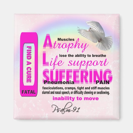 SENSIBILISATION À LA SLA - Aimant (Devant)