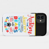 Sensibilisation à l'autisme - Coque Apple iPhone 1 (Dos (Horizontal))
