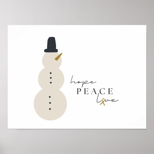 sensibilisation au cancer Affiches de Noël (Devant)