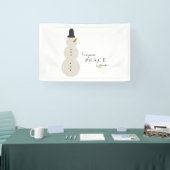 sensibilisation au cancer Bannière Noël (Salon professionnel)