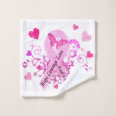 Sensibilisation au cancer du sein (Gant de toilette)