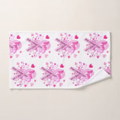 Sensibilisation au cancer du sein (Serviette à main)