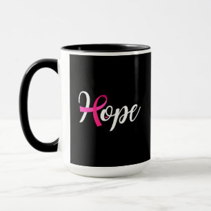 Sensibilisation au cancer du sein Cadeau Hope Mug
