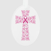 Sensibilisation au cancer du sein Croix du ruban r (dos)