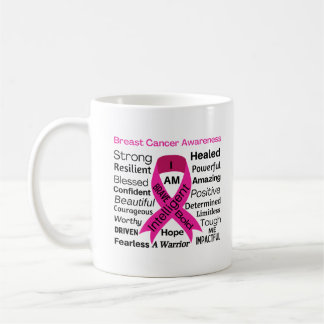 Sensibilisation au cancer du sein Mug inspirant
