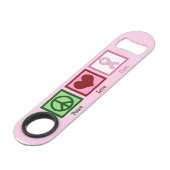 Sensibilisation au cancer du sein rose (Devant angulaire)