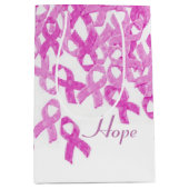 Sensibilisation au cancer du sein Sac à ruban en v (Devant)