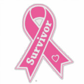 Sensibilisation au cancer du sein Stickers Vinyle  (Devant)