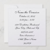 Sensibilisation au cancer - Invitation au ruban ro (Dos)