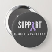 sensibilisation au cancer. soutien. Badge (Devant & derrière)