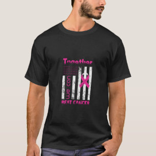 sensibilisation au cancer T-shirt noir de base
