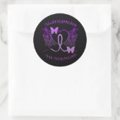 Sensibilisation aux Alzheimer Stickers Papillons p (Sac)