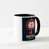 Sensibilisation aux septicémies : Coupes de Mug cl (Devant droit)