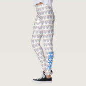 Sensibilisation CDH Ruban Hope Cure Cherub Legging (Gauche)