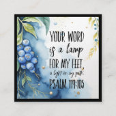 Sensibilisation des Cartes de visite de l'église (Devant)