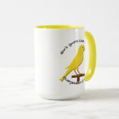 Sensibilisation individuelle ciblée Mug canari jau (Devant droit)
