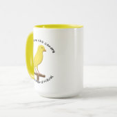 Sensibilisation individuelle ciblée Mug canari jau (Devant gauche)