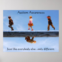 Sensibilisation sur l'autisme2 24 x 18 Poster