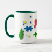 Sensibilisation sur l'autisme #4 Ringer Mug (Gauche)