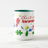 Sensibilisation sur l'autisme #4 Ringer Mug (Centre)