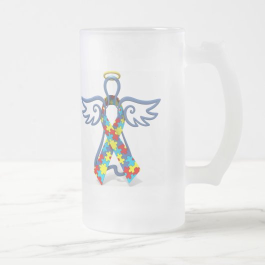 Sensibilisation sur l'autisme Angel Mug (Droit)