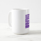Sensibilisation sur l'autisme classique Mug (Devant gauche)