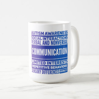 Sensibilisation sur l'autisme classique Mug