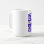 Sensibilisation sur l'autisme classique Mug (Devant gauche)
