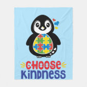 Sensibilisation sur l'autisme - Couverture en pola (Devant)