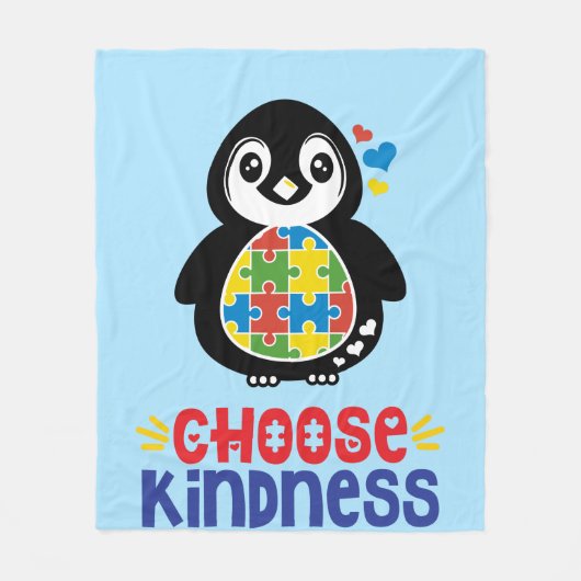 Sensibilisation sur l'autisme - Couverture en pola (Devant)